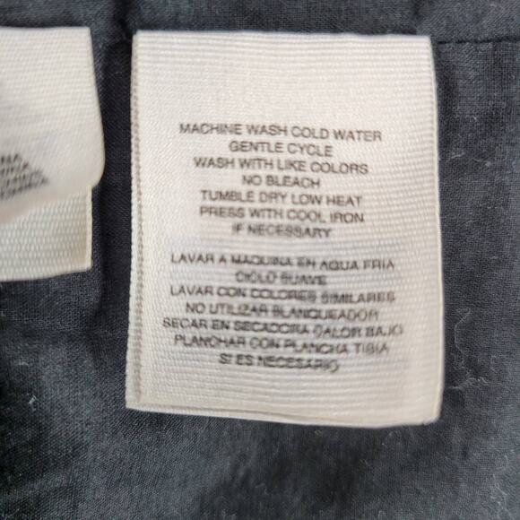 RACHEL Rachel Roy Womens Dress 6 Black Gray Ikat Print Criss Cross Straps Mini - Picture 10 of 13